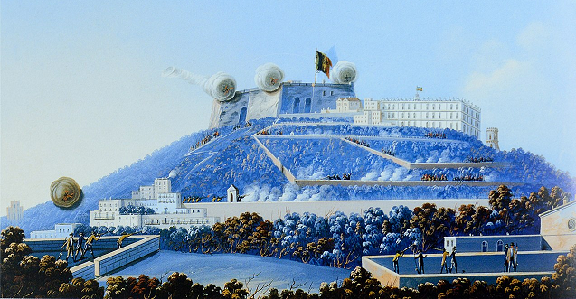 Prise du fort Sant'Elmo  Malte en 1799